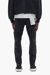 Purple brand Skinny Hotfix Camo Jeans Black