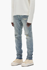 Purple Brand Worn Indigo Reflective Paint Lt Indigo
