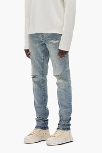 Purple Brand Worn Indigo Reflective Paint Lt Indigo