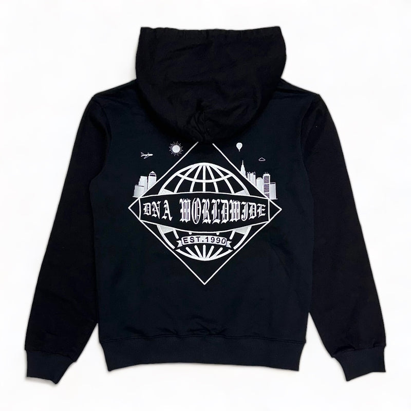 Dna premium  (Black/white worldwide hoodie)