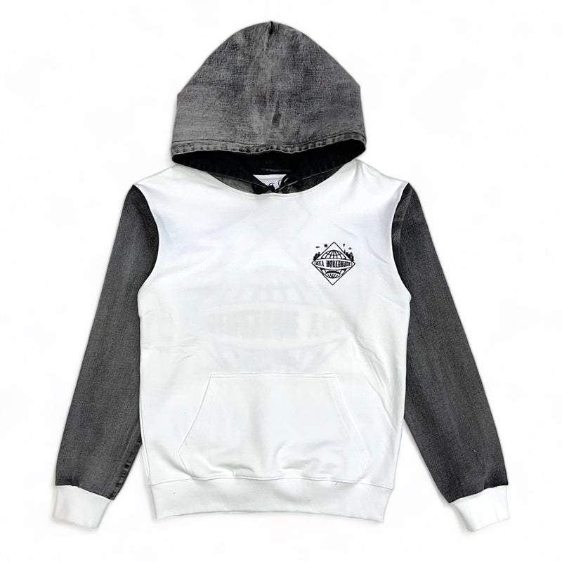Dna premium  (white/grey worldwide hoodie)