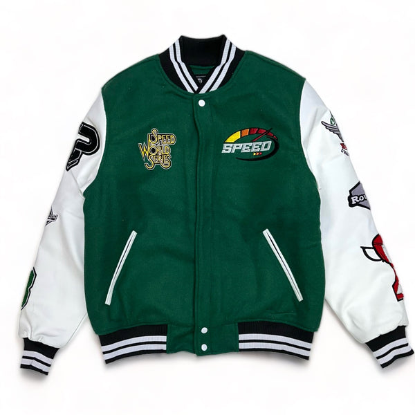 Focus (Green "Fueled By Fire" Varsity Jacket)