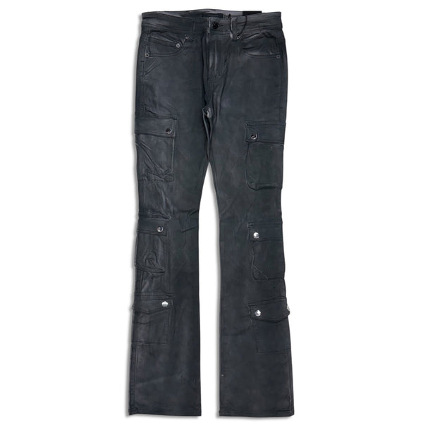 Kindred Men's Grey horse wax cargo stacked jean