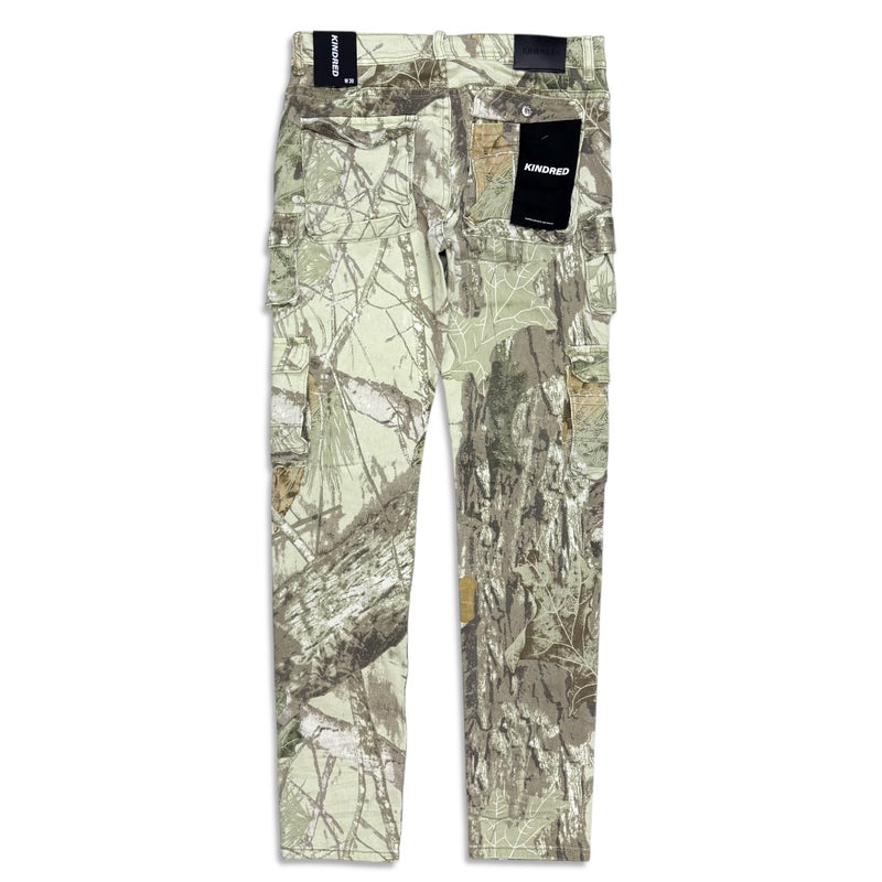 kindred Men's white forest camo cargo jean