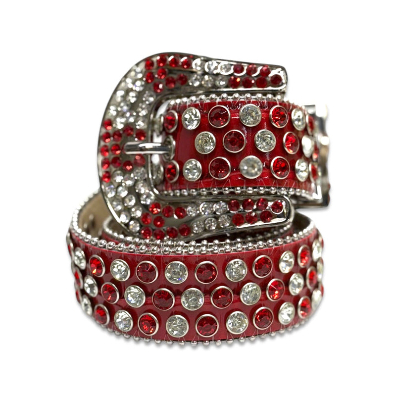 Dna premium Men's belt (Red/sliver)