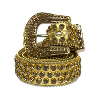 Dna premium Men's belt Gold /Lighter brownish gold