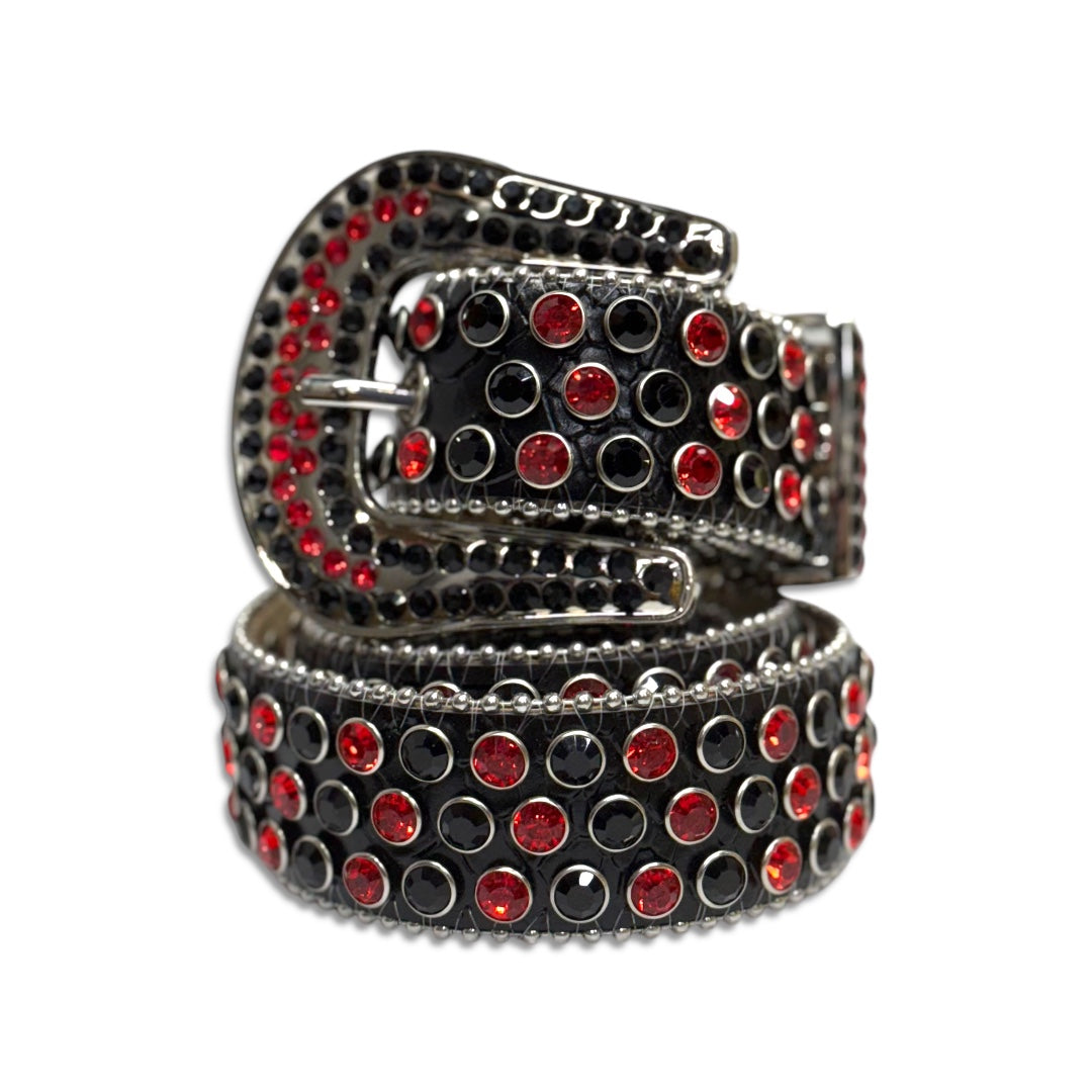 Dna premium Men's belt Black /red