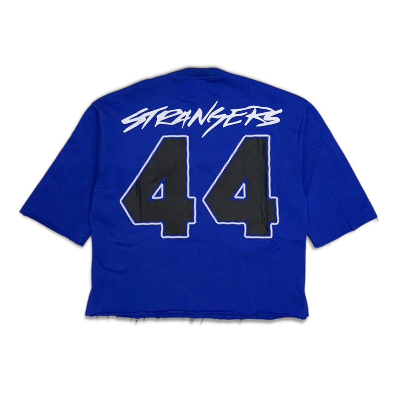 BKYS Strike Skeleton Baseball Cropped Tee (Royal Blue)