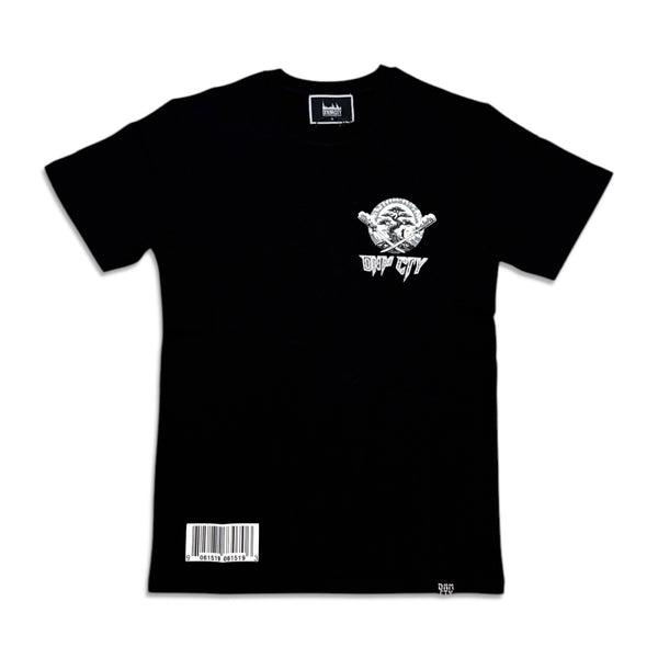 Denimicity Men's 'Fight to Live Another Day' Graphic T-Shirt - Black