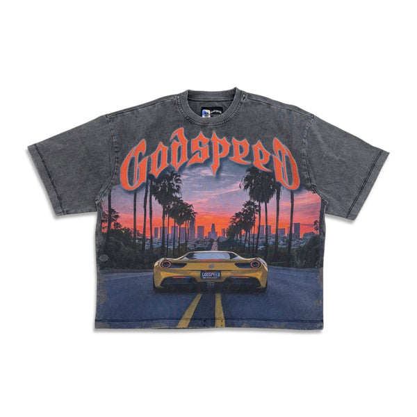 Godspeed Sunset BLVD T-Shirt – Grey Wash