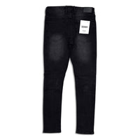 KDNK Men's Wreck V2 Jeans – Black/Blue