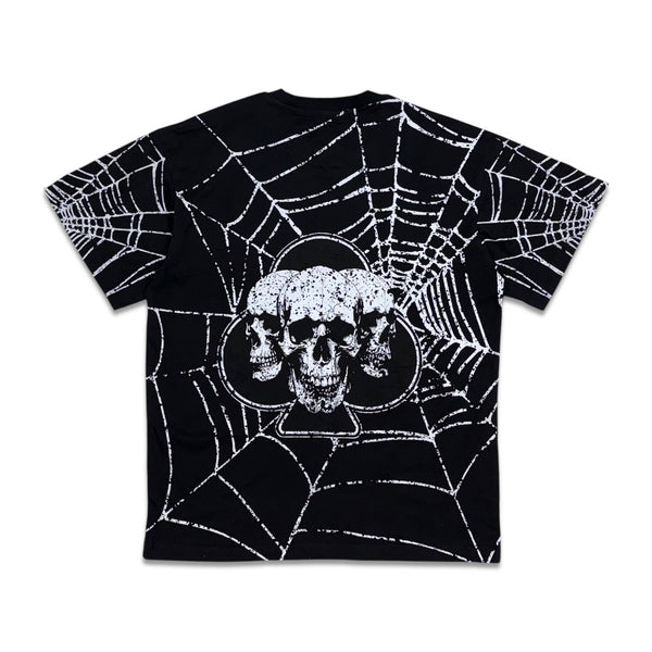 Kdnk Men's spider web Endless journey t-shirt -black