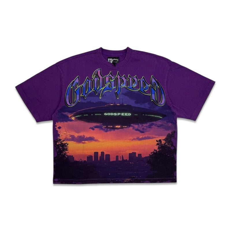 Godspeed U.A.P Tee Purple Wash
