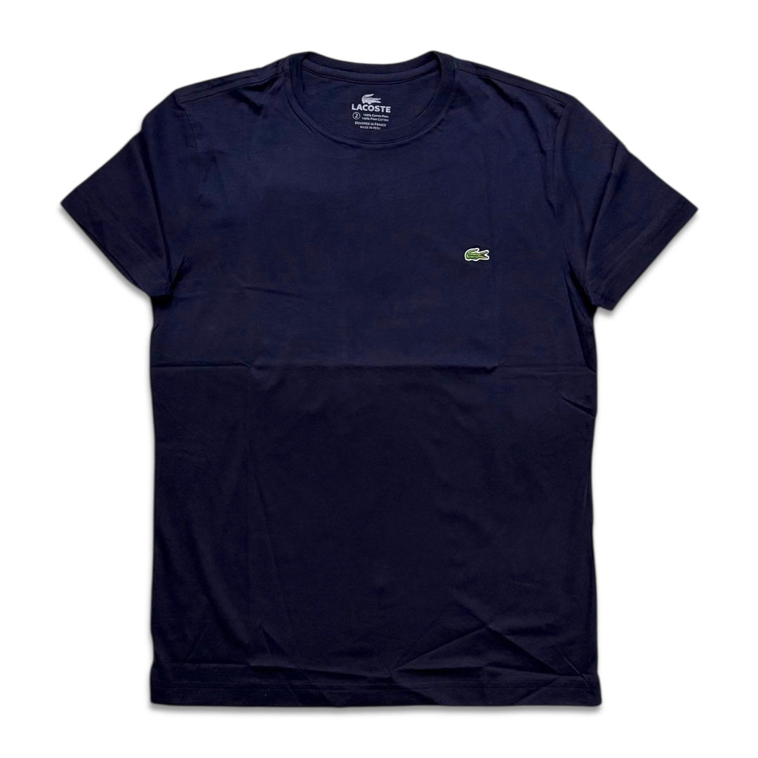 Lacoste Men's crewneck pima cotton t-shirt Navy TH5275 51 166