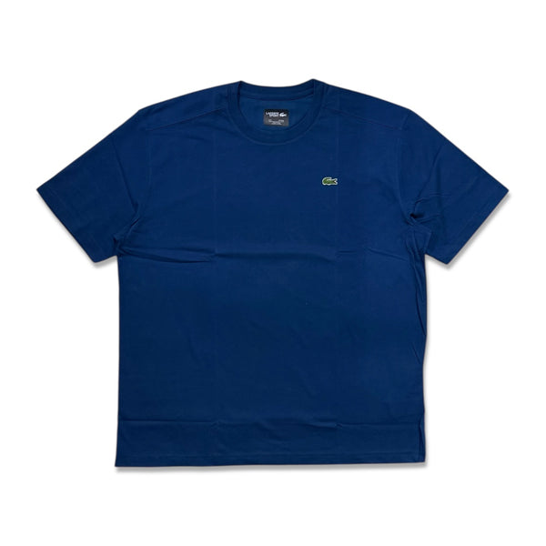 Lacoste Men's crewneck cotton t-shirt raffia matting  TH7618-51-Z1G