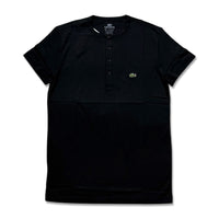 Lacoste Men's Pima Cotton Henley T-Shirt black TH3081-51-031
