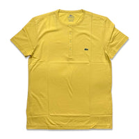 Lacoste Men's Pima Cotton Henley T-Shirt Hay yellow TH3081-51-W42