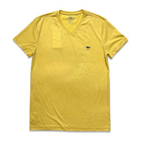 Lacoste Men's v-neck pima cotton t-shirt hay yellow TH6604-51-W42