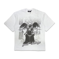 G West Men's Blessing Graphic tee White/grey/black