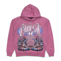 G west Men's Skyline Star Hoodie Pink /Multicolor