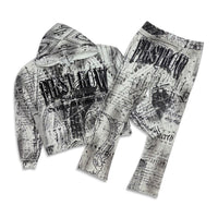 First Row Faith Dealer A Sacred Vow Sanctuary Stacked Jogger sets Celadon