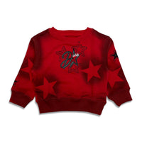 Premium Disaster Kids Star Sweater Red