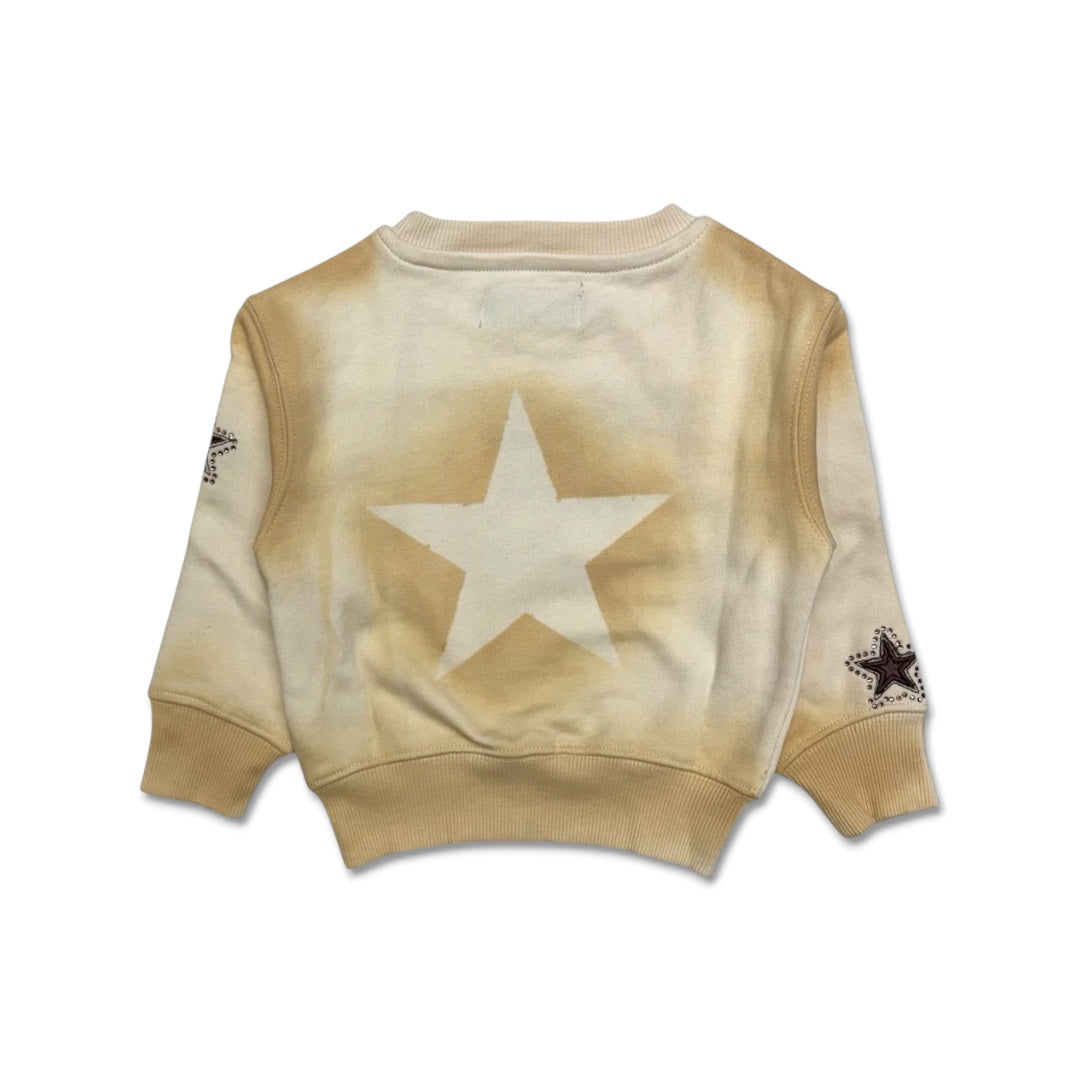 Premium Disaster Kids Star Sweater Ivory