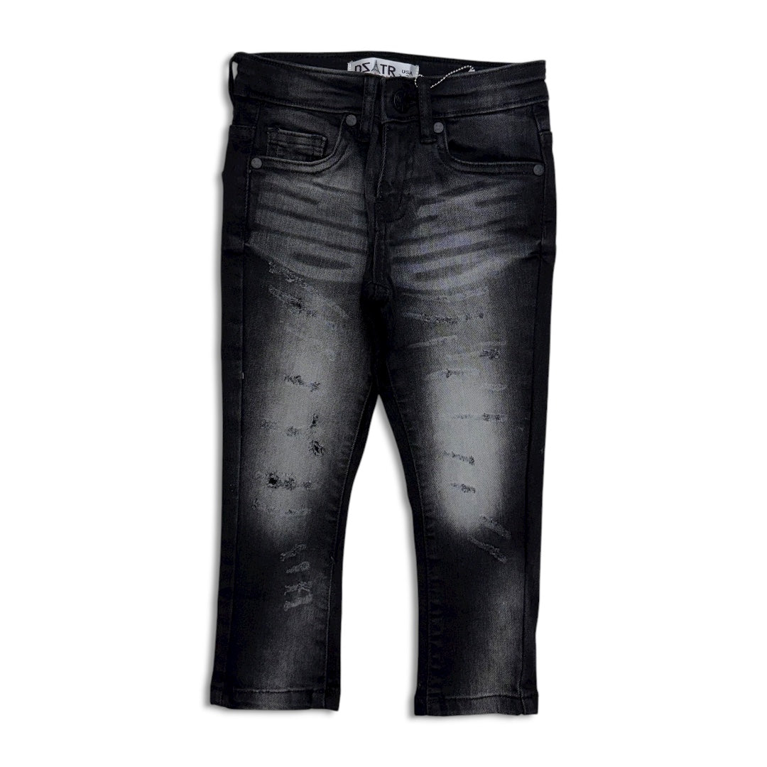 Premium Disaster Kids Denim Jeans Black Grate -048