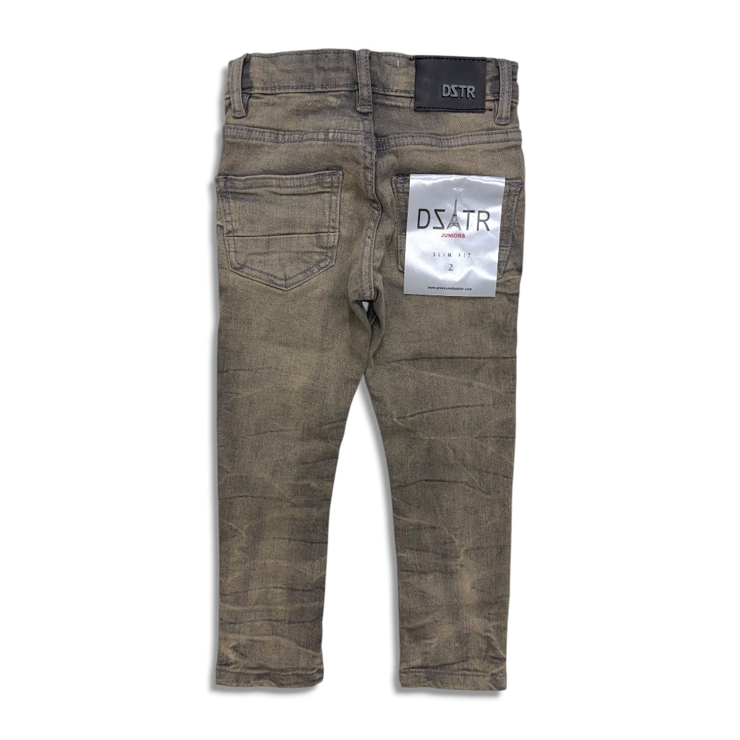 Premium Disaster Kids Denim Jeans Vintage Grey -047