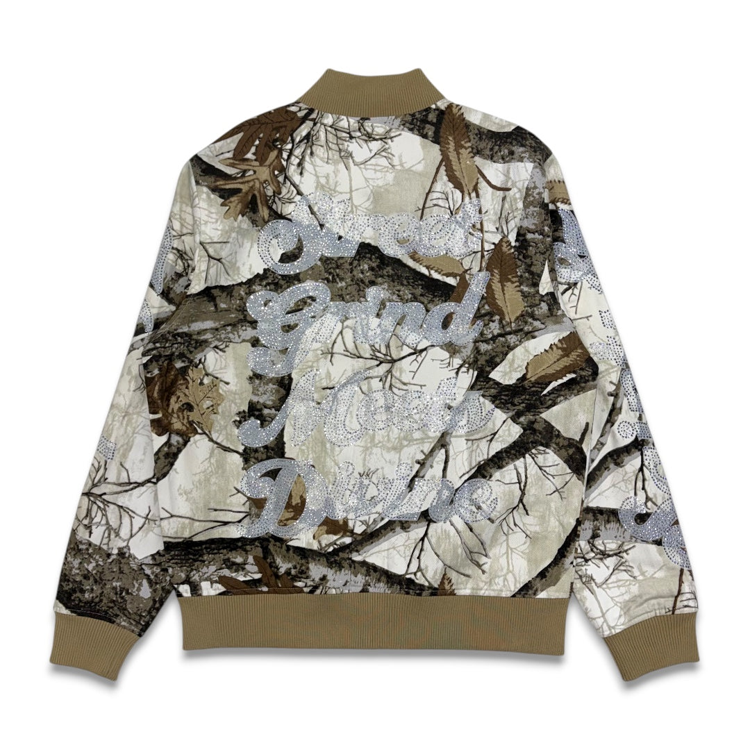 Roku Studio Hunting Camo saint Rhinestone Jacket Ivory