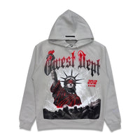 G West Men's Freedom Eclips Hoodie Grey/Red