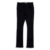 Vicious Denim Men's Stacked embellished jean - Jet Black