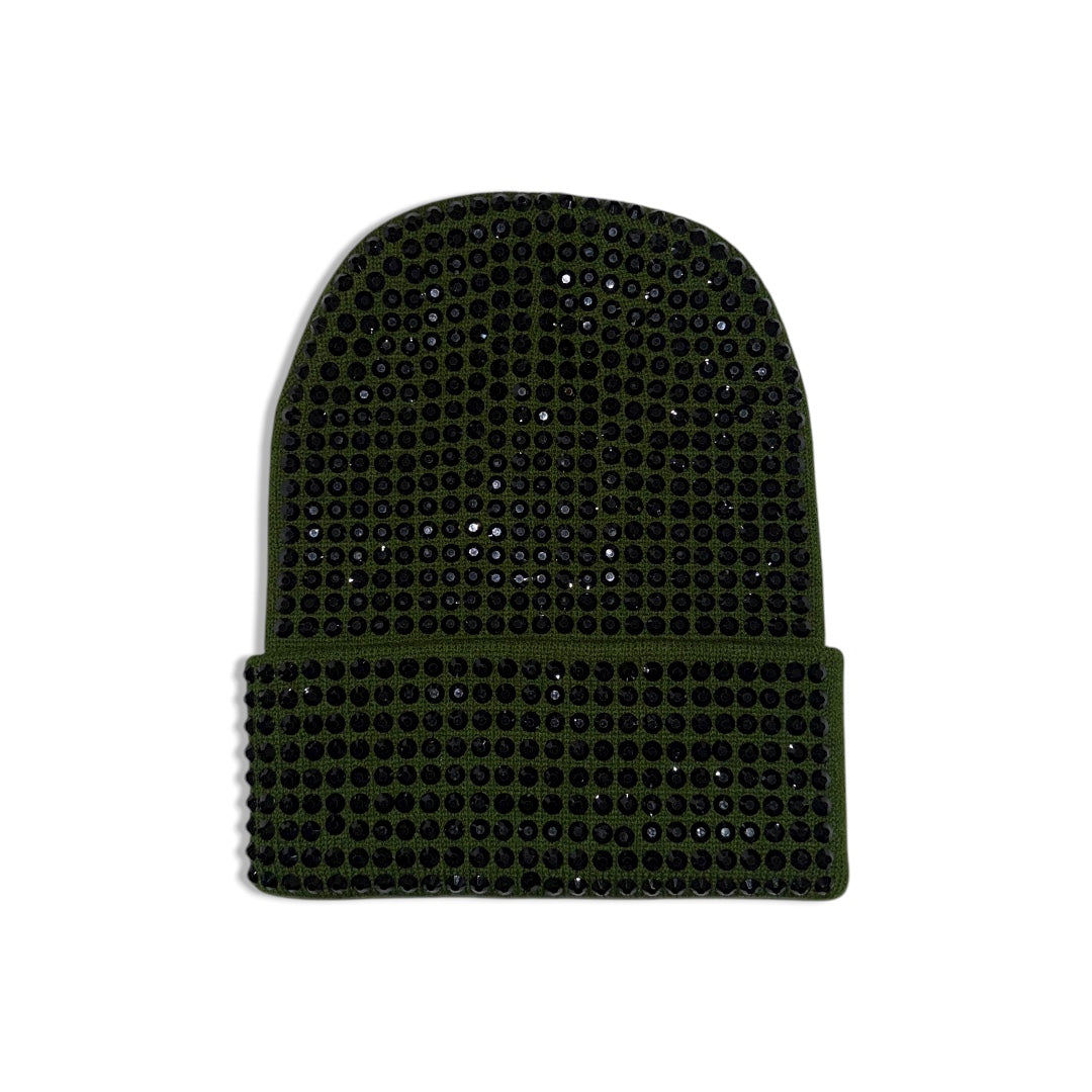Oversized Rhinestone beanies