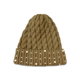 White Faux Pearl Beanies