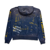 Vtilted Memories Zip up Hoodie Dirty Blue