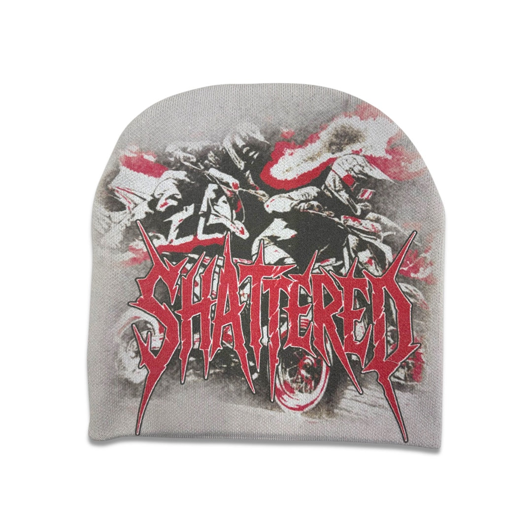 Shattered Hearts Sports Club Beanie Grey