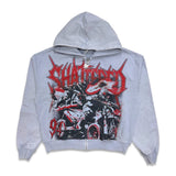 Shattered Hearts Sports Club 94 Hoodie Grey
