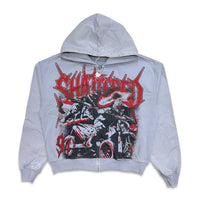 Shattered Hearts Sports Club 94 Hoodie Grey