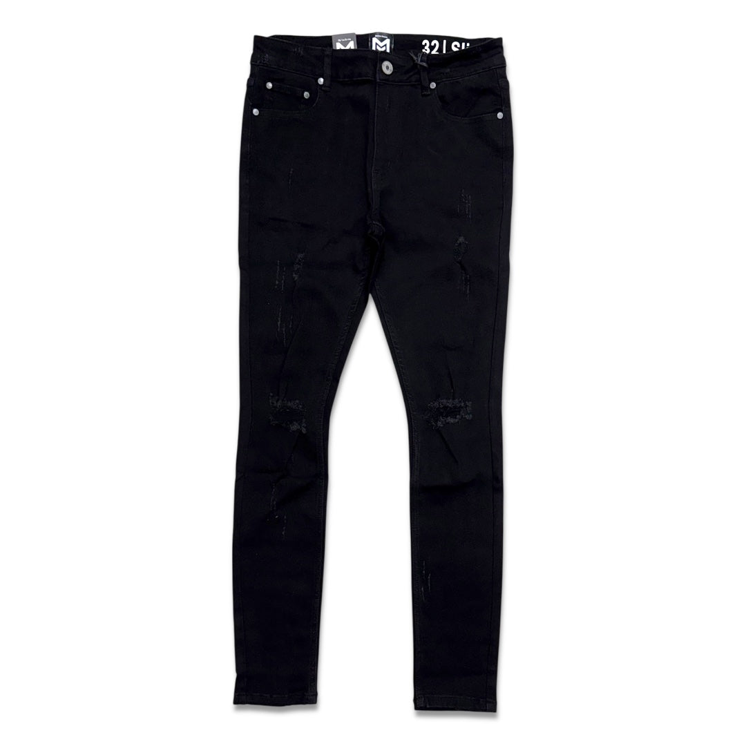 Motion Denim Men's Ripped Dark Night Stretch Jeans
