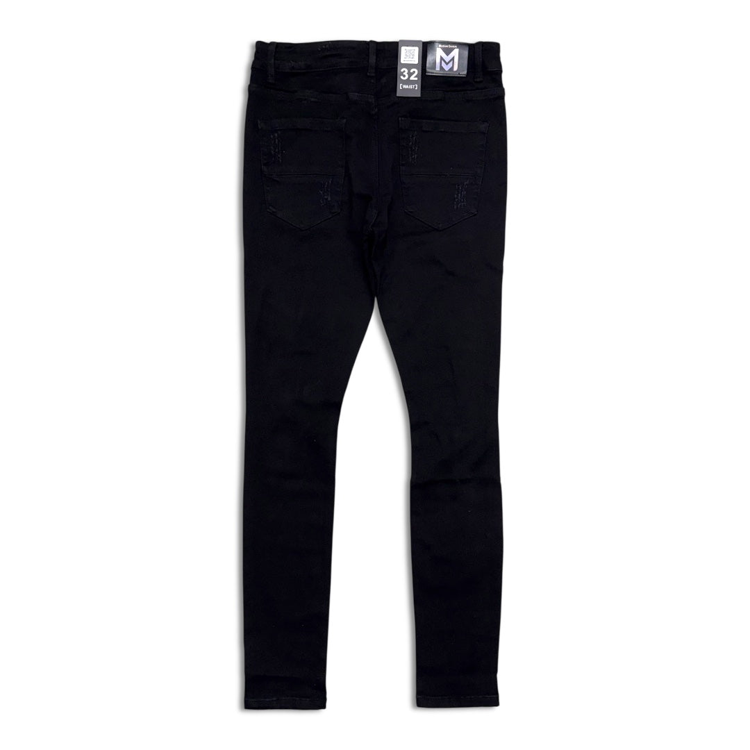 Motion Denim Men's Ripped Dark Night Stretch Jeans