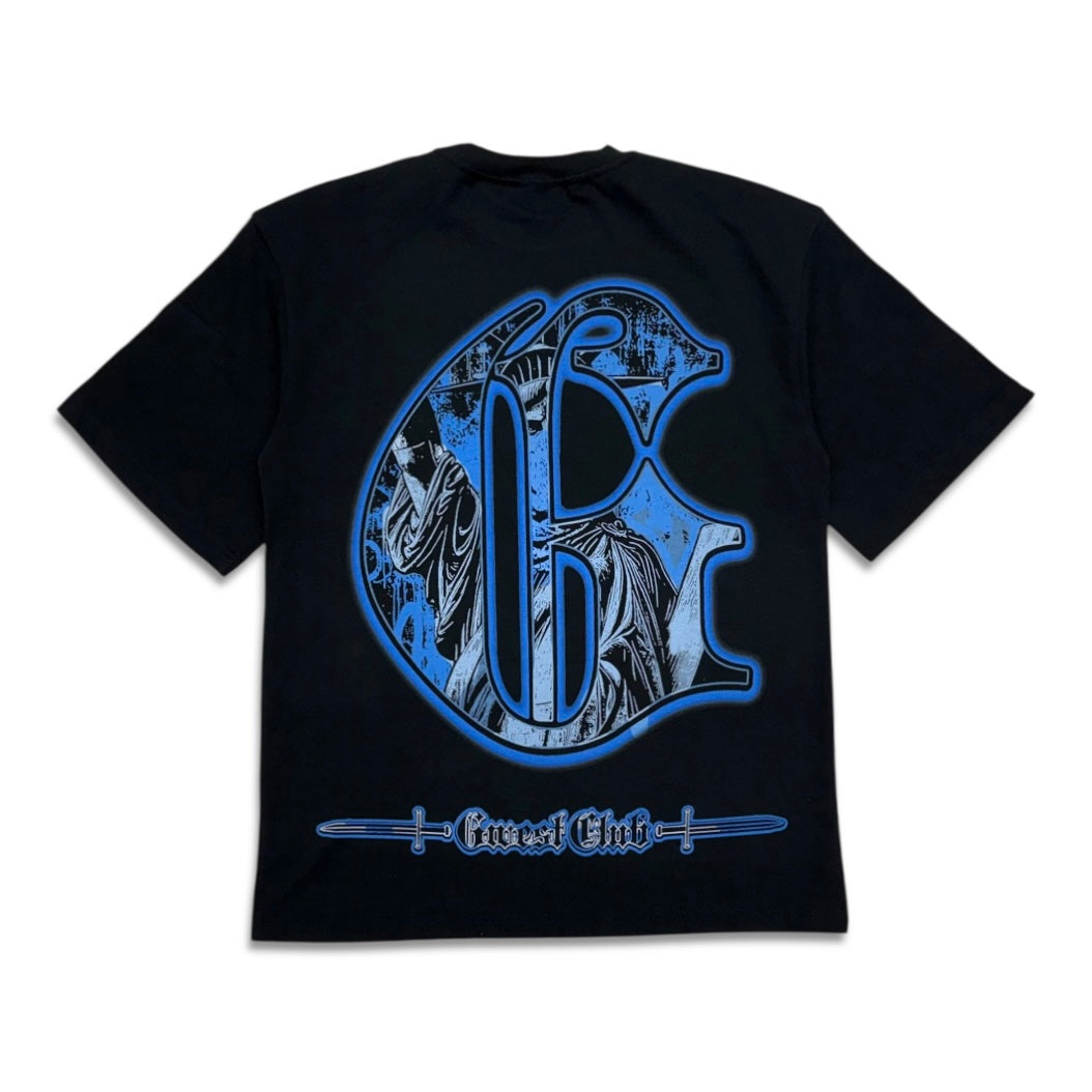 G West Club Liberty Peace Tee Black/Blue