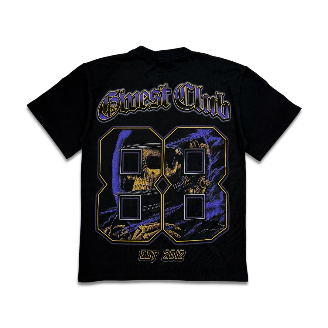 G west Men's Dead Zone Cruiser Tee Black/Purple