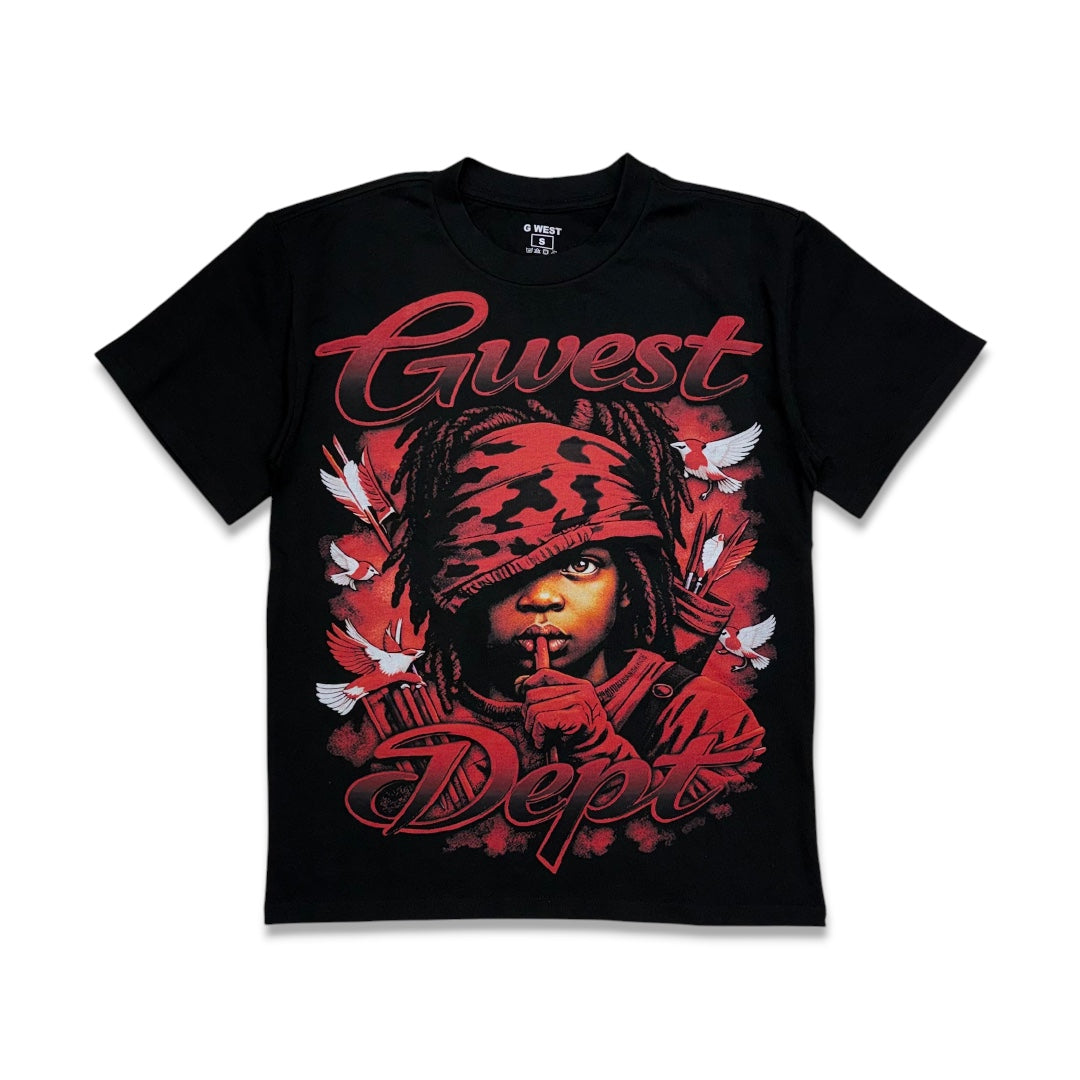 G west Men's Scarface Tee Black/Red