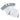 Kindred Rhinestone Track Short Set White/Grey