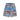 Vicious Denim All Over Artwork Patch Shorts light blue