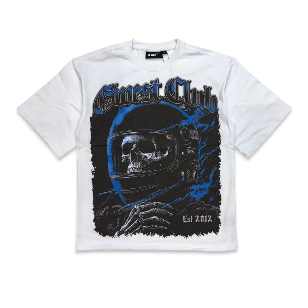 G west Men's Dead Zone Cruiser Tee White/Blue