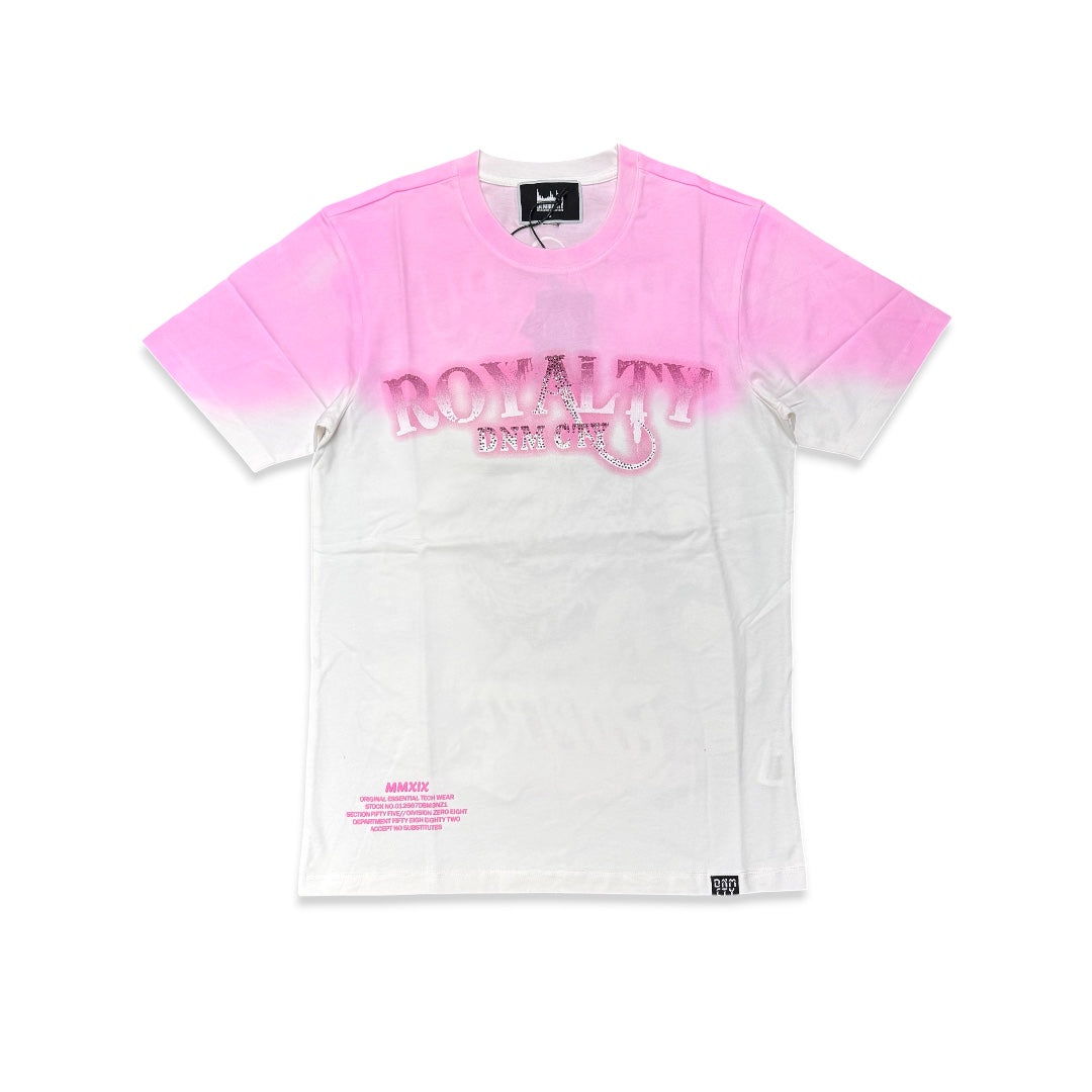 Denimicity Men's Royalty Tee Pink/White