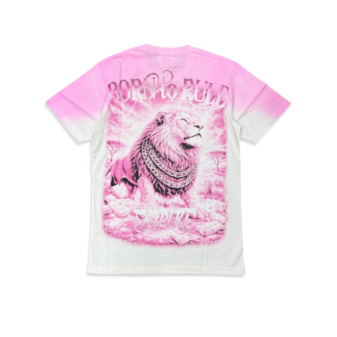 Denimicity Men's Royalty Tee Pink/White