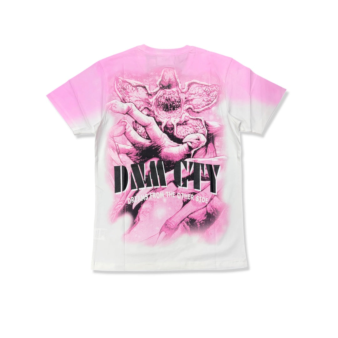 Denimicity Men's Dreams From The Other Side Tee Pink/White