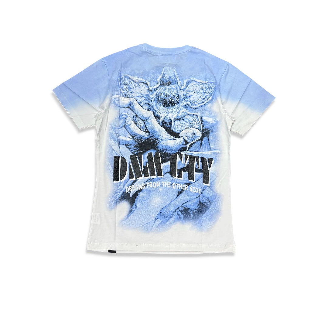Denimicity Men's Dreams From The Other Side Tee White/Baby Blue